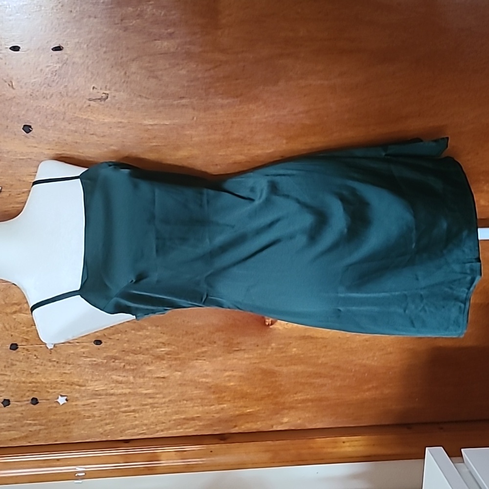 Emerald Mini Slip Dress